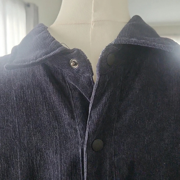 Navy Mens Corduroy Jacket size LARGE - Picture 3 of 15